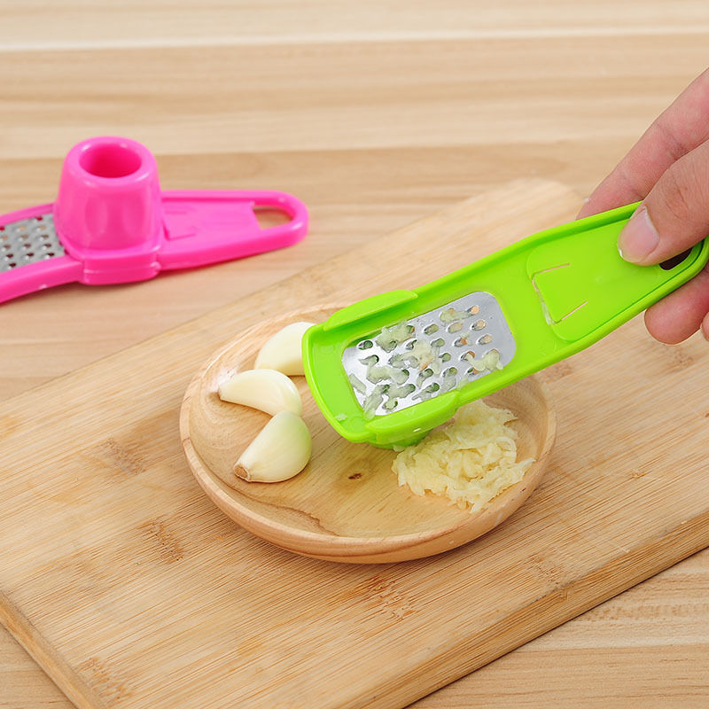 Candy Color Kitchen Accessories Plastic Ginger Garlic Grinding Tool Magic Silicone Peeler Slicer Cutter Grater Planer CT0498