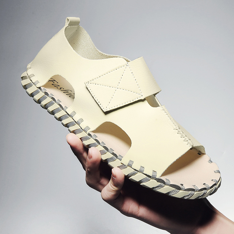 Men Sandals Leather Beach Shoes Designer Mens Casual Shoes Man Slippers Sneakers Summer Flip Flops Sandalias Hombre, Hongy-hy9920-beige
Men Sandals Leather Beach Shoes Designer Mens Casual Shoes Man Slippers Sneakers Summer Flip Flops Sandalias Hombre, Hongy-hy9920-beige