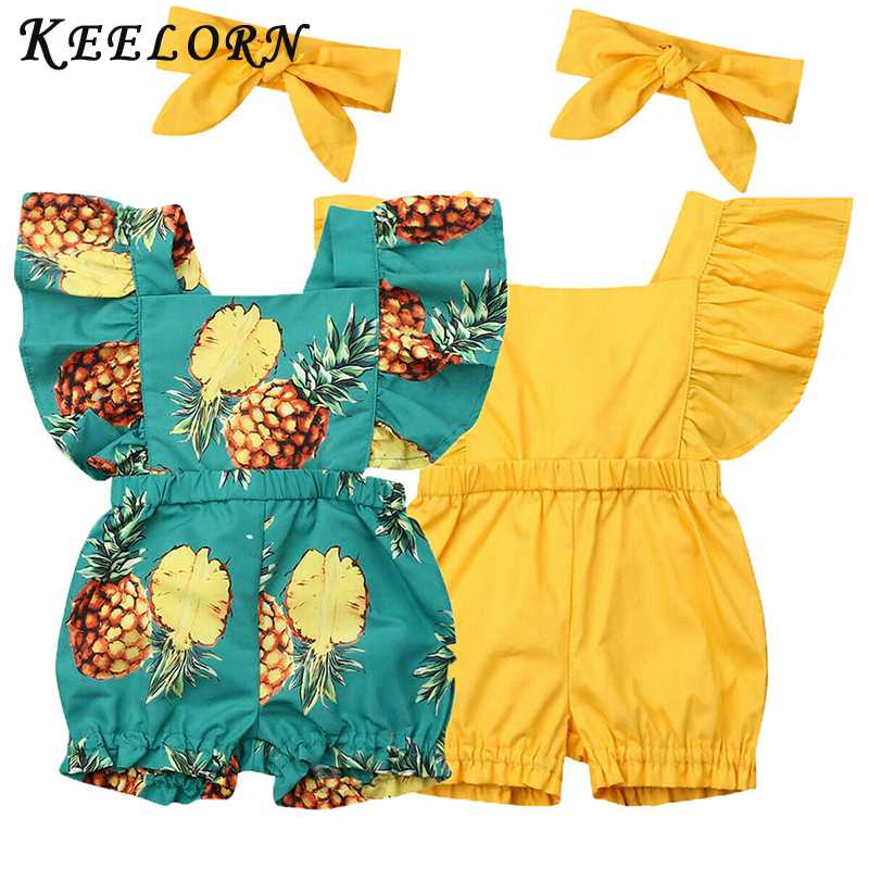 Keelorn Baby Girls Clothes New Summer Kids Sleeve Ruffle Romper Jumpsuit With Headband 2PCS Outfits Set Newborn Clothing, Ah562 black
Keelorn Baby Girls Clothes New Summer Kids Sleeve Ruffle Romper Jumpsuit With Headband 2PCS Outfits Set Newborn Clothing, Ah562 black