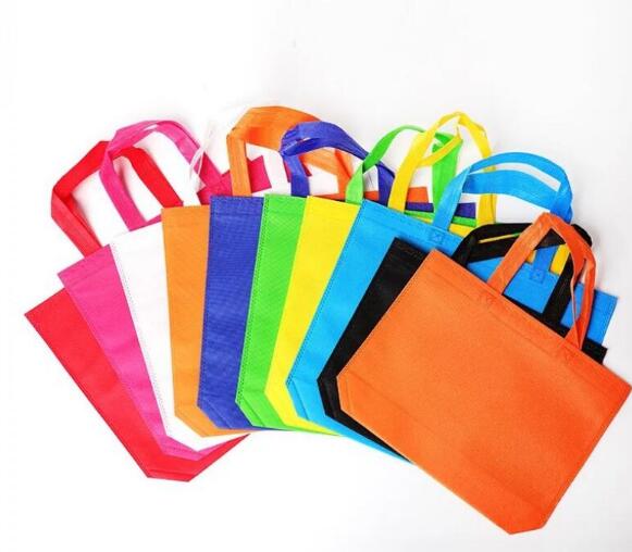 26cm*33cm manufacturer custom-made off-the-shelf non-woven bag carry shopping bag blank environmental protection bag can print logo