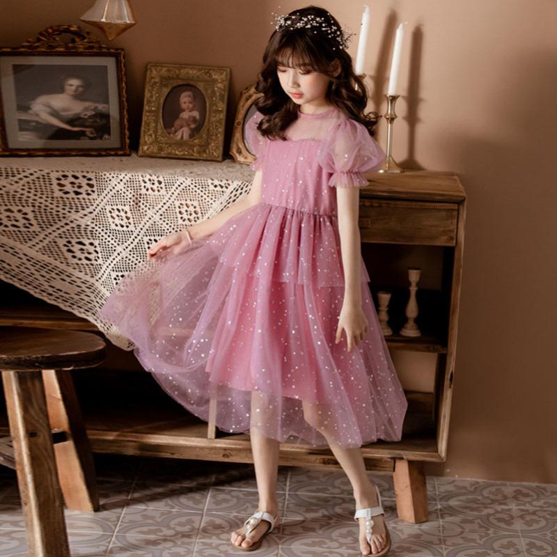 YourSeason Girls Teenager Cute Princess Party Dress Kids Girls Korean Style Stars Mesh Dresses 2020 Summer New Arrival, Purple
YourSeason Girls Teenager Cute Princess Party Dress Kids Girls Korean Style Stars Mesh Dresses 2020 Summer New Arrival, Purple