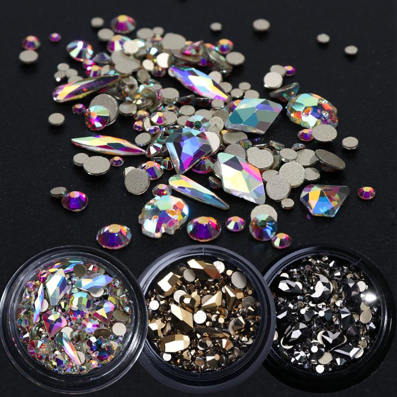 1 Box Mixed 3D Rhinestones Nail Art Decorations Crystal Gems Jewelry Gold AB Shiny Stones Charm Glass Manicure Accessories TR768
1 Box Mixed 3D Rhinestones Nail Art Decorations Crystal Gems Jewelry Gold AB Shiny Stones Charm Glass Manicure Accessories TR768
