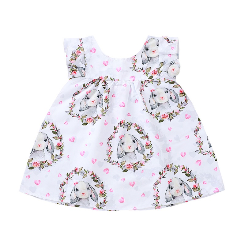 Summer Baby Girl Clothes Girls Dress Sleeveless Girls Cotton Cute Fashion Rabbit Wreath Print Easter Dresses, Customize
Summer Baby Girl Clothes Girls Dress Sleeveless Girls Cotton Cute Fashion Rabbit Wreath Print Easter Dresses, Customize