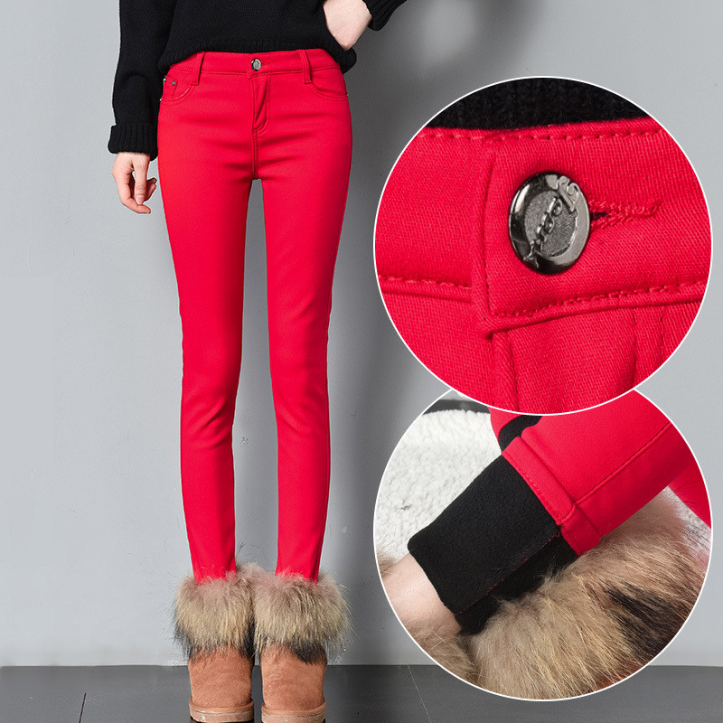 Women Warm Jeans Woman Plus Size Candy Color Skinny Jeans Thick Velvet Winter Warm Women Stretch Denim Pencil Pants, White
Women Warm Jeans Woman Plus Size Candy Color Skinny Jeans Thick Velvet Winter Warm Women Stretch Denim Pencil Pants, White
