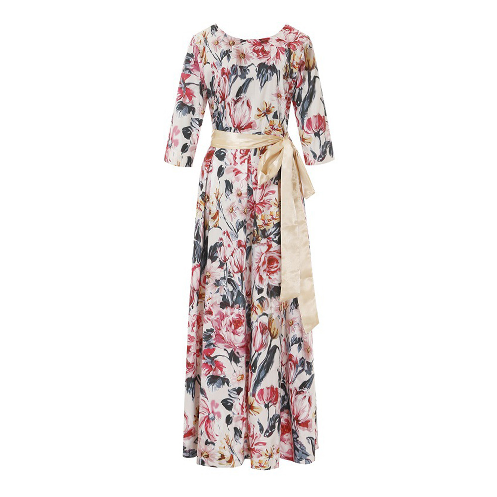 Bohemian Printing Long Dress O-neck 3/4 Sleeve Big Hem Women Autumn Winter Dress Elegant Casual Party for Female Vestidos, Pink
Bohemian Printing Long Dress O-neck 3/4 Sleeve Big Hem Women Autumn Winter Dress Elegant Casual Party for Female Vestidos, Pink