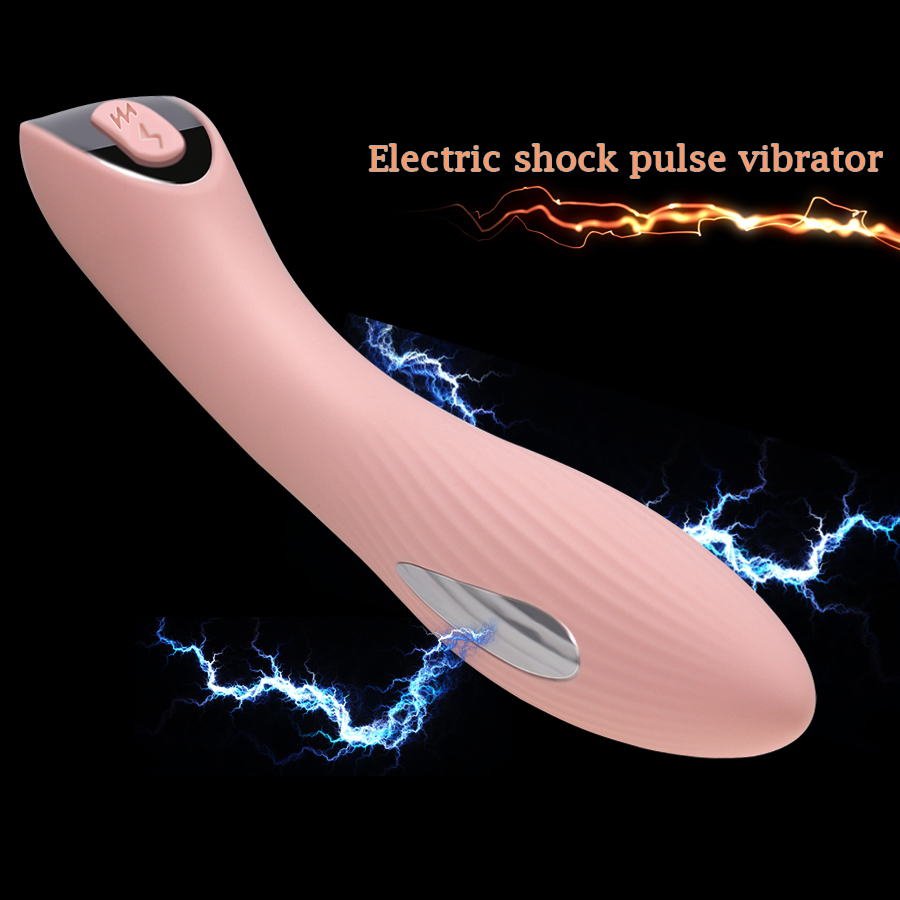 New Electric shock pulse vibrator for Woman, dildo vibrator Female Clitoral G Spot Stimulator with Anal Sex toys for adults S18101905