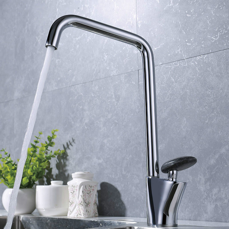 Chrome Plated Black Paint Brass Hot And Cold Sink Faucet Stone Handle kitchen Mixer Water Tap White Paint 
Chrome Plated Black Paint Brass Hot And Cold Sink Faucet Stone Handle kitchen Mixer Water Tap White Paint
