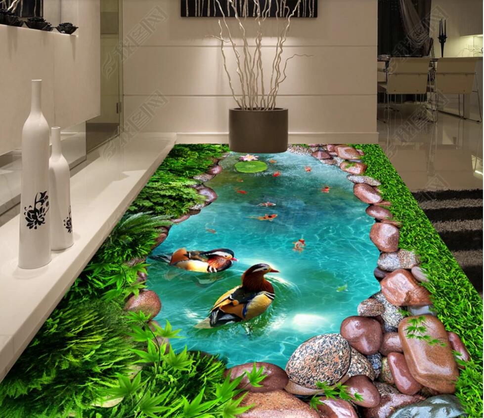 3d pvc flooring custom photo Waterproof floor wall Green grass cobblestone pool mandarin duck goldfish 3D painting 3d wall murals wallpaper, Sky blue
3d pvc flooring custom photo Waterproof floor wall Green grass cobblestone pool mandarin duck goldfish 3D painting 3d wall murals wallpaper, Sky blue