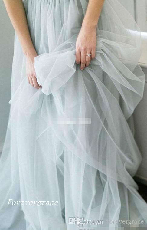 2019 Cheap Country Style Bohemian Bridesmaid Dress Vintage Top Lace Garden Wedding Party Guest Maid of Honor Gown Plus Size Custom Made