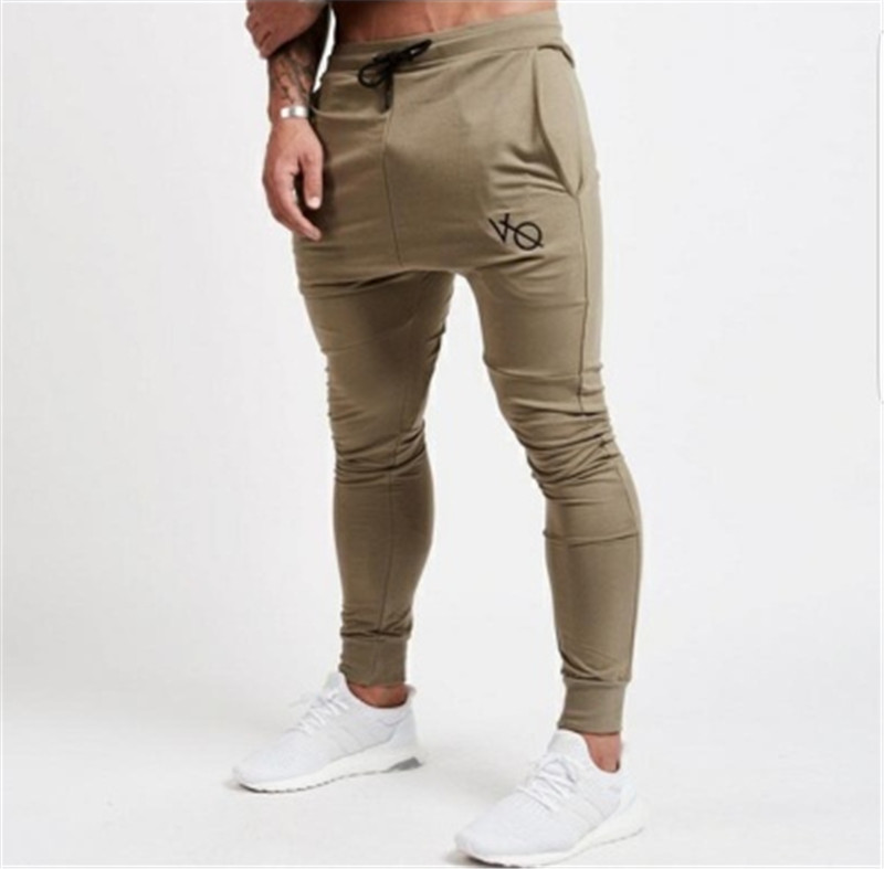 Summer Gyms Brand Men Trousers Trousers Men VO Casual Pants Men's Sweatpants 2018 Joggers Fitness Pants Men's Black