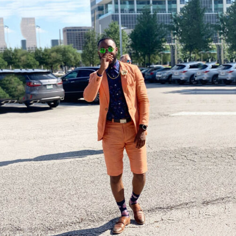 Latest Design 2020 Summer Orange Linen Men Suit With Short Pants Summer Beach Groom Wedding Tuxedo Cutsom Slim Fit 2 Piece Suit, White;black
Latest Design 2020 Summer Orange Linen Men Suit With Short Pants Summer Beach Groom Wedding Tuxedo Cutsom Slim Fit 2 Piece Suit, White;black