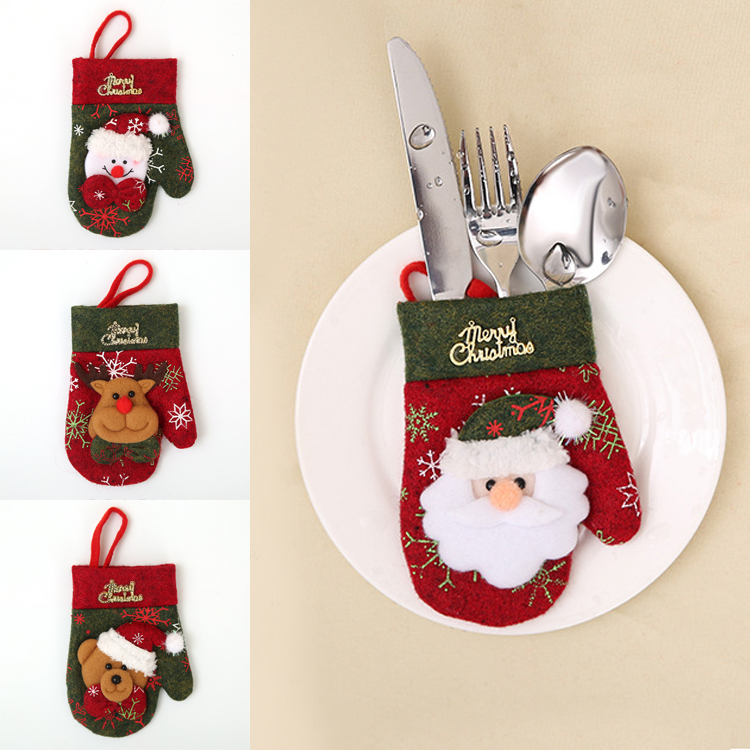 4 styles christmas decorations Restaurant Desktop Decoration Tableware Set Knife and Fork Set gift bags Christmas Gloves DHL JY415
4 styles christmas decorations Restaurant Desktop Decoration Tableware Set Knife and Fork Set gift bags Christmas Gloves DHL JY415