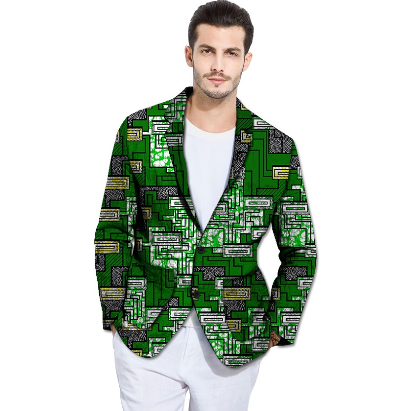 New Design African Style Print Men Suit Jacket African Men Blazers For Party Customize Single Breasted Man's suit
New Design African Style Print Men Suit Jacket African Men Blazers For Party Customize Single Breasted Man's suit