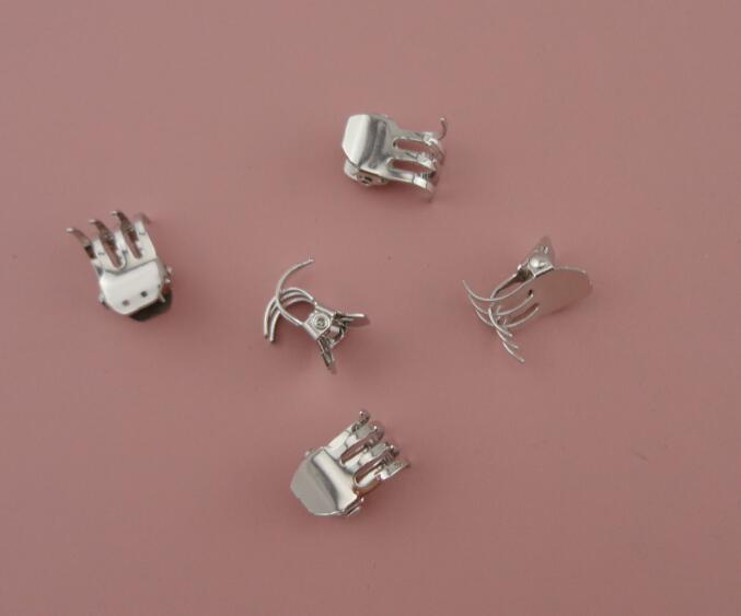 Hair Claw 30PCS Unique silver finish 1.5cm Plain Metal Hair Claw at lead free and nickle free quality,Bargain for Bulk