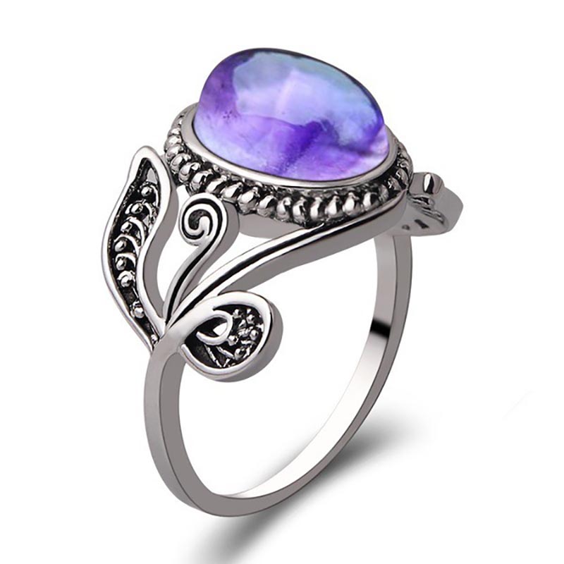 Vintage Flower 925 Sterling Silver Rings For Women Fashion Female Purple Crystal Ring Jewelry Charming Ladies Party Jewelry Gift
Vintage Flower 925 Sterling Silver Rings For Women Fashion Female Purple Crystal Ring Jewelry Charming Ladies Party Jewelry Gift