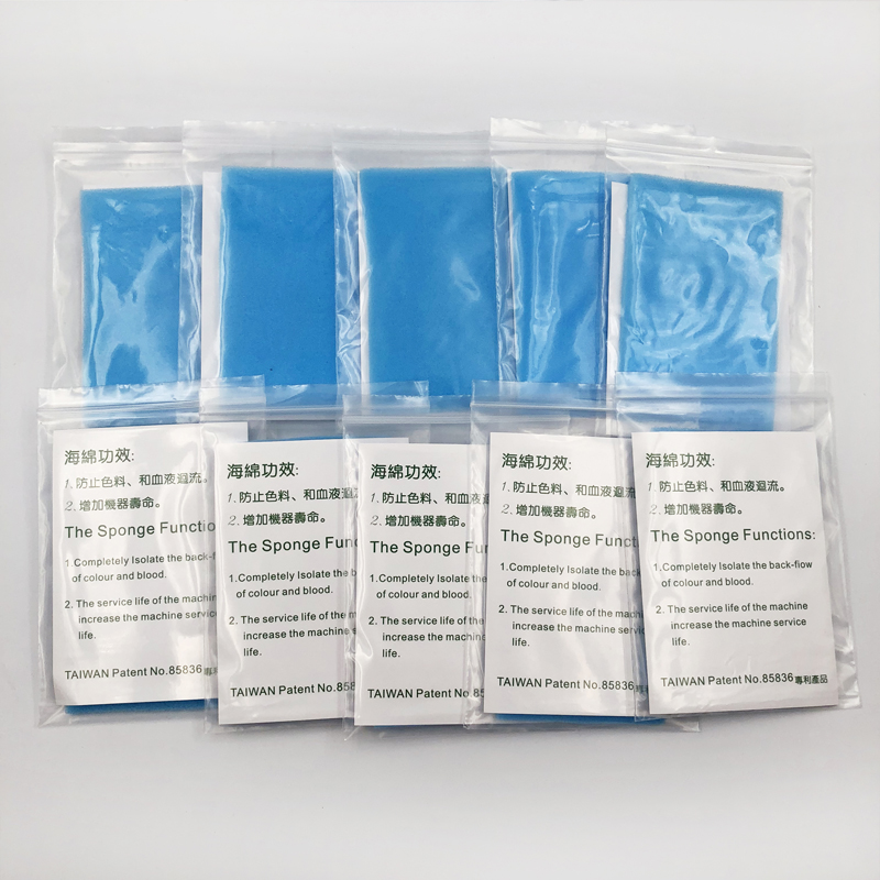 10pcs Original Taiwan Sponge slice for G-8650 G-9740 tattoo machine G8650 Giant Sun G-9410 Sunshine Permanent Makeup Machine