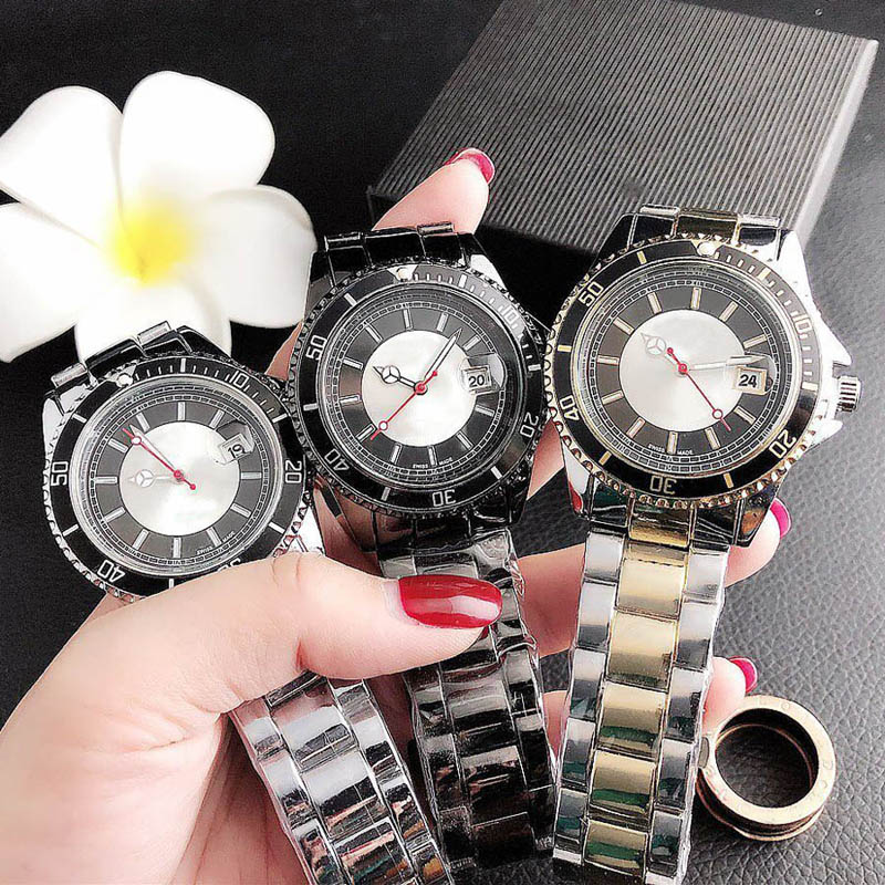 Fashion Wrist watch Brand Women's Men's style metal steel band Date quartz watches X55, Silver black
Fashion Wrist watch Brand Women's Men's style metal steel band Date quartz watches X55, Silver black