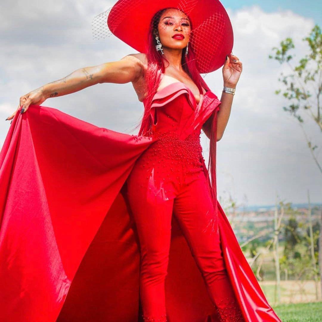 Red Off the Shoulder Jumpsuit Prom Dresses Overskirt Pearls Ruched Ankle Length Satin Evening Dress Outfit Party Gowns