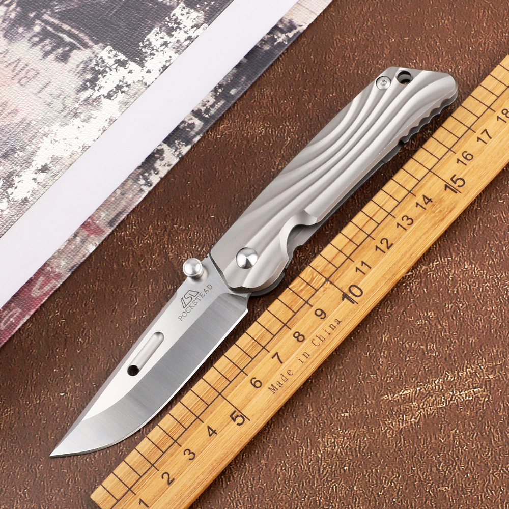 ROCKSTEAD HIZEN-TIC fat front Japanese high-quality folding knife Japanese AUS10 blade titanium alloy handle tactical gift belt gift box
ROCKSTEAD HIZEN-TIC fat front Japanese high-quality folding knife Japanese AUS10 blade titanium alloy handle tactical gift belt gift box