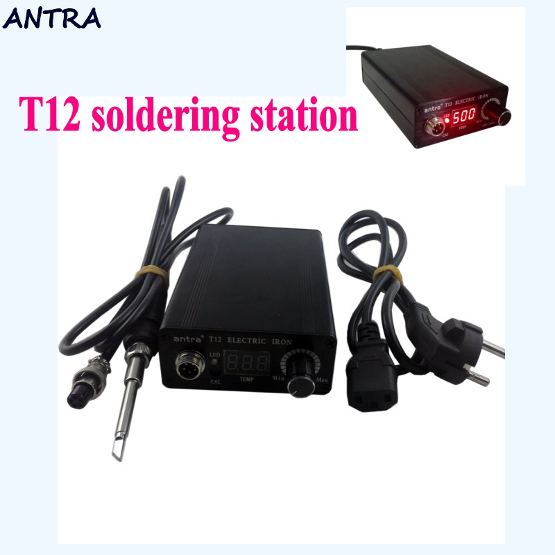 Quick Heating T12 soldering station electronic welding iron Automatic sleep automatic standby thermostat control STC-T12 L1115
Quick Heating T12 soldering station electronic welding iron Automatic sleep automatic standby thermostat control STC-T12 L1115