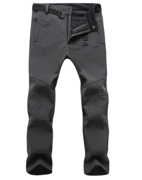 Men's Casual Waterproof Hiking Pants - Windproof, Breathable, Quick-Dry, Tactical Outdoor Sports Trousers, Cotton Blend, Green, Asian Sizes B1