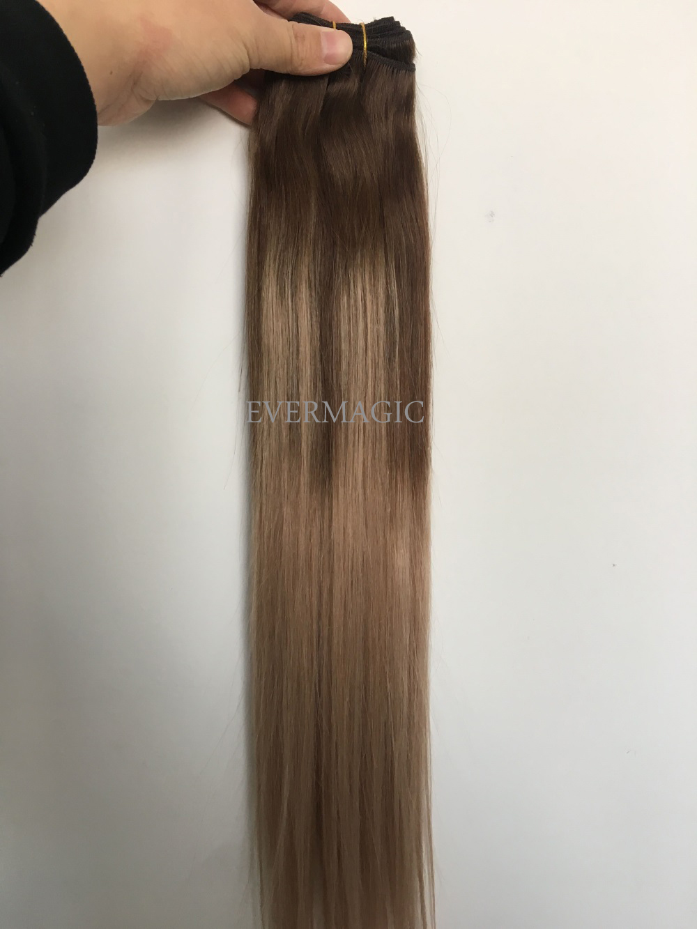Ombre Human Hair Weft Extensions Virgin Brazilian Peruvian Malaysian Indian Straight Balayage Brown Blonde T4/18# Ombre Hair Weave Bundles