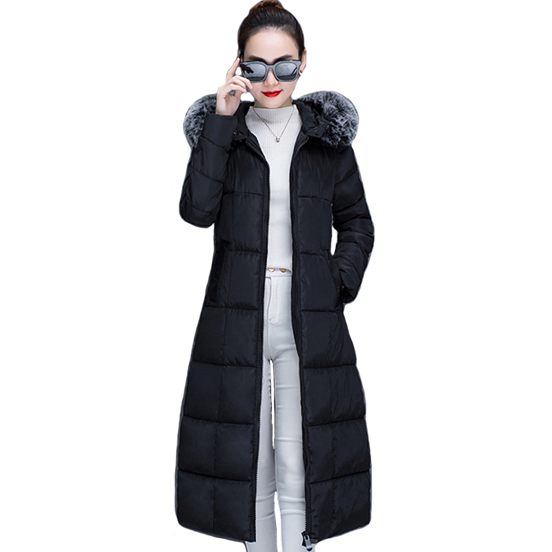 2019 Casual Women Winter Down Jacket With Fur X-long Warm Thicken Female Coat Ladies Slim Outwear Parka Mujer Invierno, Black
2019 Casual Women Winter Down Jacket With Fur X-long Warm Thicken Female Coat Ladies Slim Outwear Parka Mujer Invierno, Black