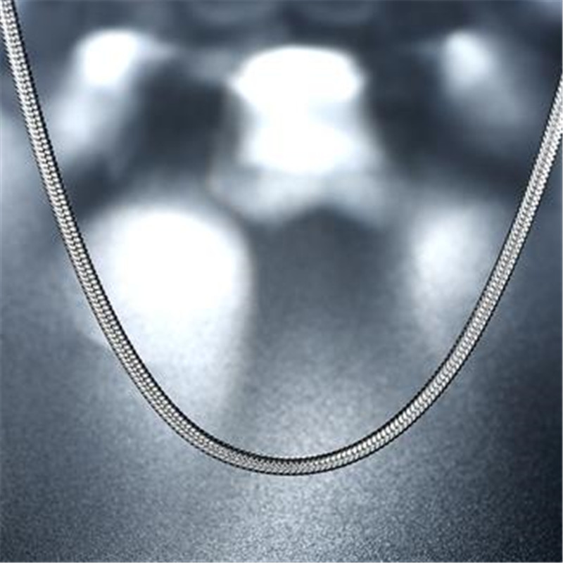 Chains 18 Inches 1.5mm Wide Stainless Steel Necklace Snake Link Chain Mens Womens Jewelry Gift Flannel Bags Xl029
Chains 18 Inches 1.5mm Wide Stainless Steel Necklace Snake Link Chain Mens Womens Jewelry Gift Flannel Bags Xl029