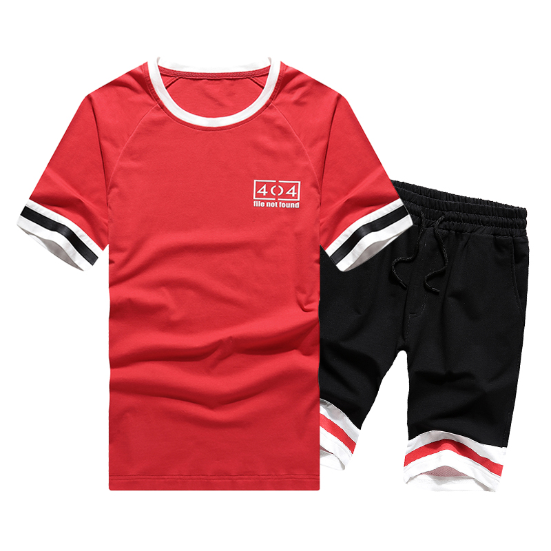 Tracksuits Men's Tee Shirts + Shorts Set New Summer Men Two Piece Tops Suit Sportswear Set Clothing Short Sets 2020 Sweat Suits, Red tz40
Tracksuits Men's Tee Shirts + Shorts Set New Summer Men Two Piece Tops Suit Sportswear Set Clothing Short Sets 2020 Sweat Suits, Red tz40