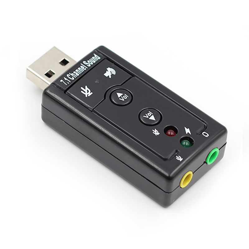 7.1 External USB Sound Card 3.5mm Headphone Audio Adapter Micphone For Mac Win Compter Android Linux
7.1 External USB Sound Card 3.5mm Headphone Audio Adapter Micphone For Mac Win Compter Android Linux
