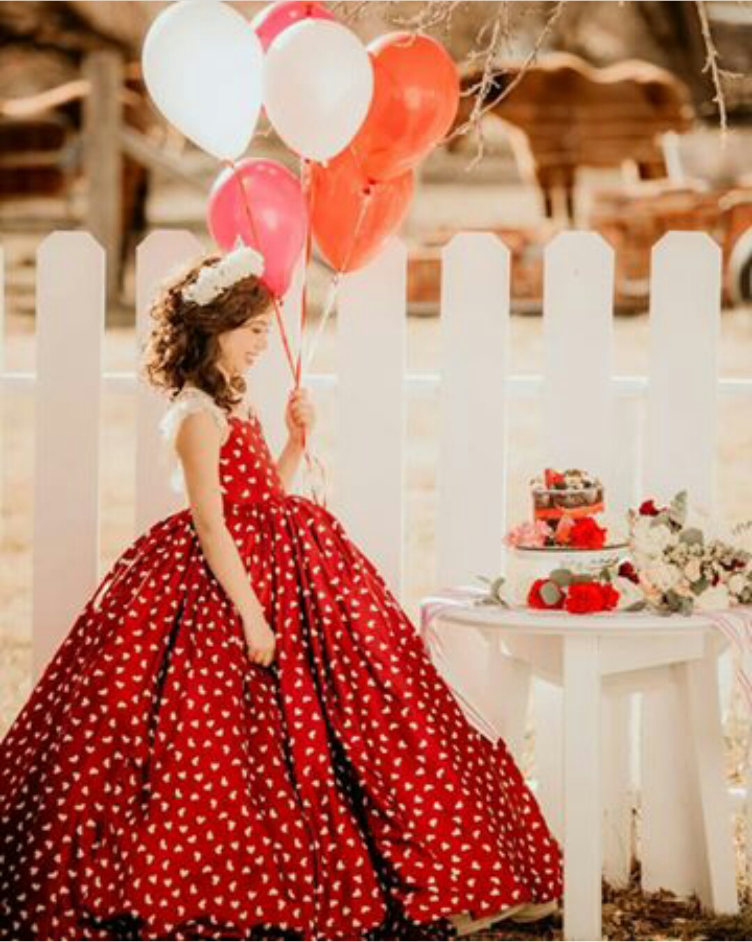 Hot Sell Red Pageant Gowns Square Sleeveless Printed Lace Flower Girl Dress Ruched Tulle Sweep Train Custom Made Cheap Birthday Gown