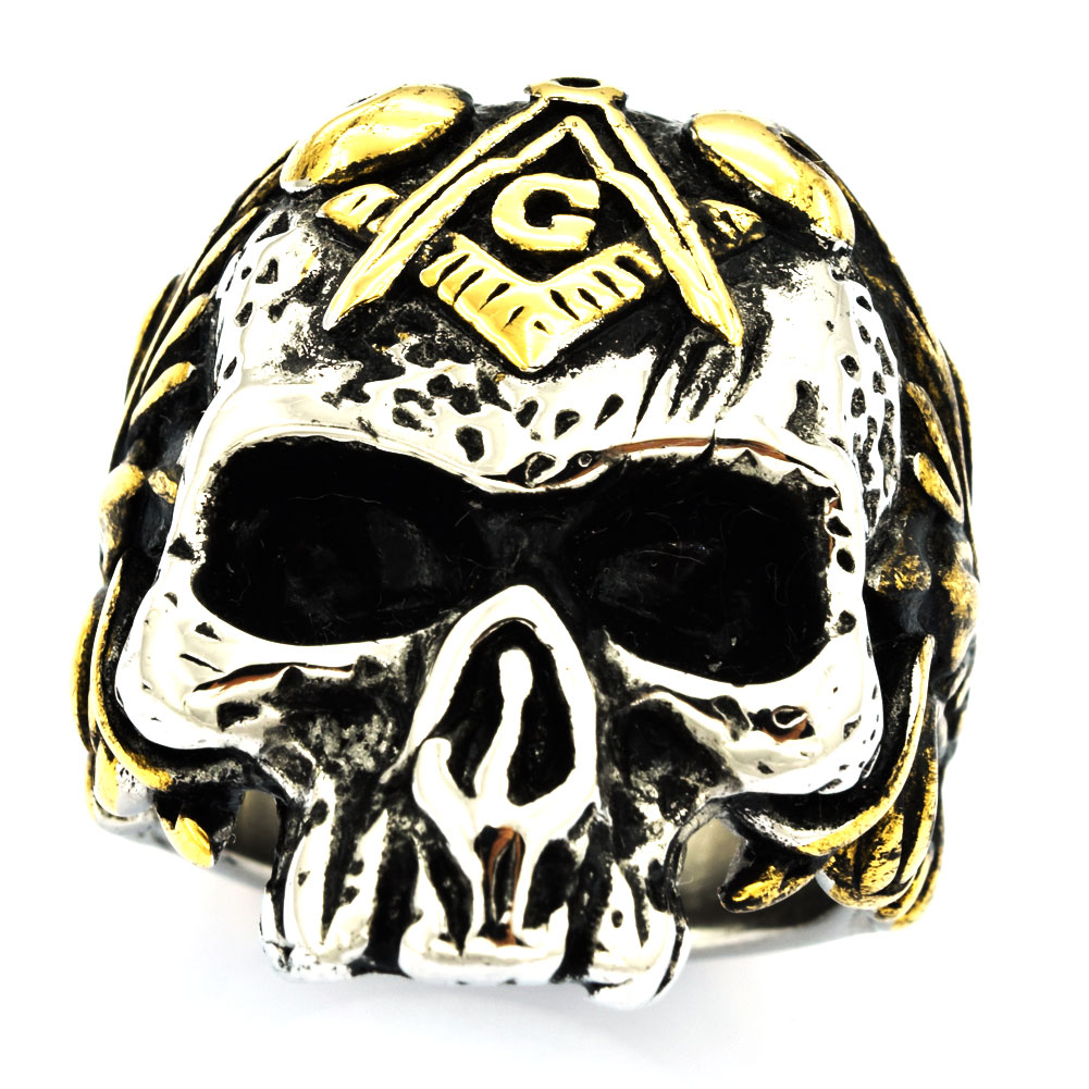 FANSSTEEL stainless steel mens or wemens jewelry free masonary ANTIQUE SKULL MASTER MASON COMPASS BOW MASONIC RING gift FSR20W58G
FANSSTEEL stainless steel mens or wemens jewelry free masonary ANTIQUE SKULL MASTER MASON COMPASS BOW MASONIC RING gift FSR20W58G