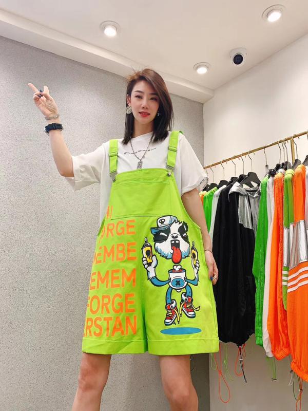 Summer shorts women new cartoon print hotpants oversized loose hip hop streetwear cotton short overalls letter booty shorts lady, Black
Summer shorts women new cartoon print hotpants oversized loose hip hop streetwear cotton short overalls letter booty shorts lady, Black