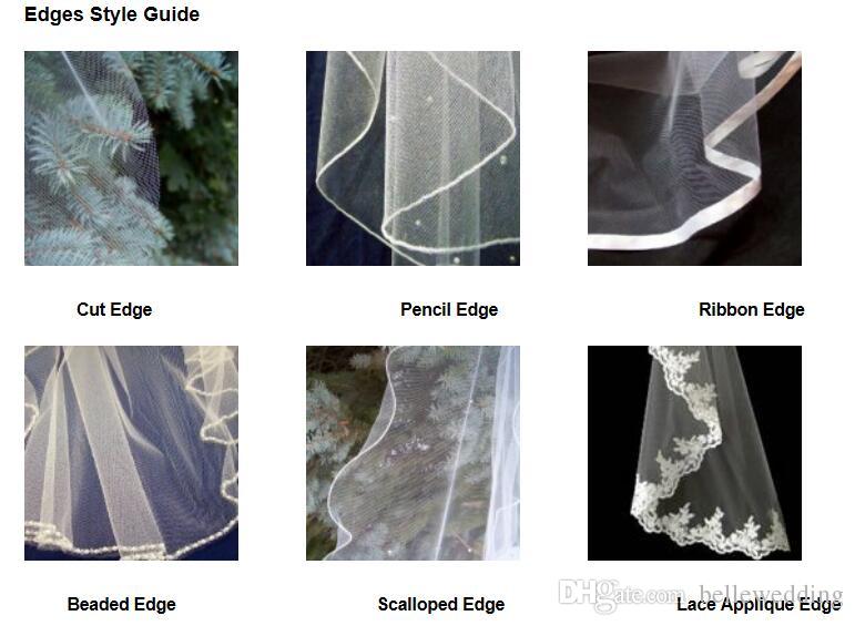 Elegant Bridal Veils With Cut Edge Cathedral Length3m5m 10m Super Long One Tier Tulle WhiteIvory selling Wedding Veils F11