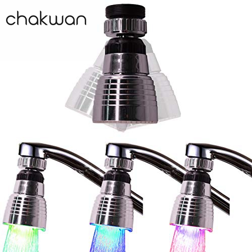360 Degree Rotation Temperature Sensor Light Water Tap for Kitchen and Bathroom Colored LED Faucet Sprayer Kitchen Faucet
360 Degree Rotation Temperature Sensor Light Water Tap for Kitchen and Bathroom Colored LED Faucet Sprayer Kitchen Faucet