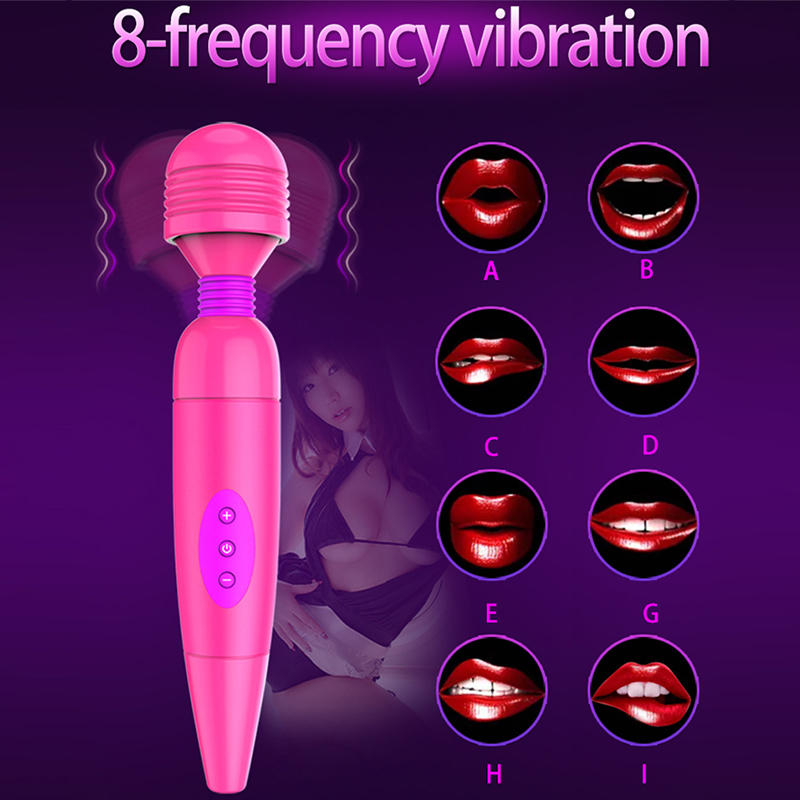 USB Vibrator G Spot AV Vibration Silicone Waterproof Erotic toys Sex shop Female Masturbation Adult Sex Products Y191214