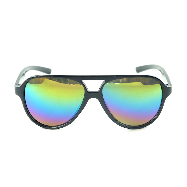 Wholesale PC Pilot Kids Sunglasses Mirror Lenses Cool Plastic Children Sports Sun Glasses Solid Colors Z260305