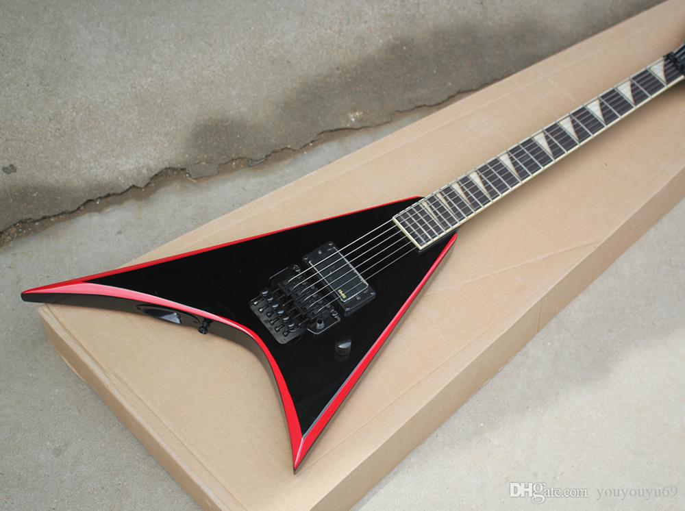 6 Corde Chitarra Elettrica Nera Con Hardware Nero, Tastiera…