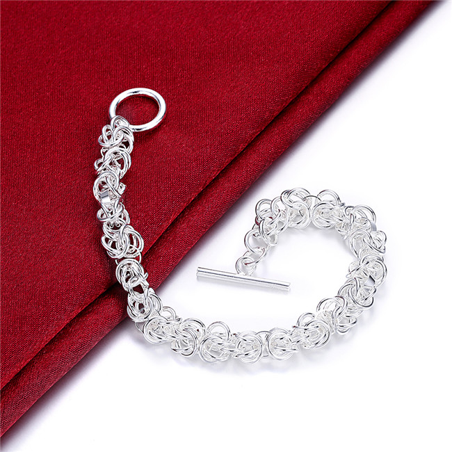 Hot sale best gift 925 silver Leading TO Bracelet DFMCH033,brand new fashion 925 sterling silver plated Chain link bracelets