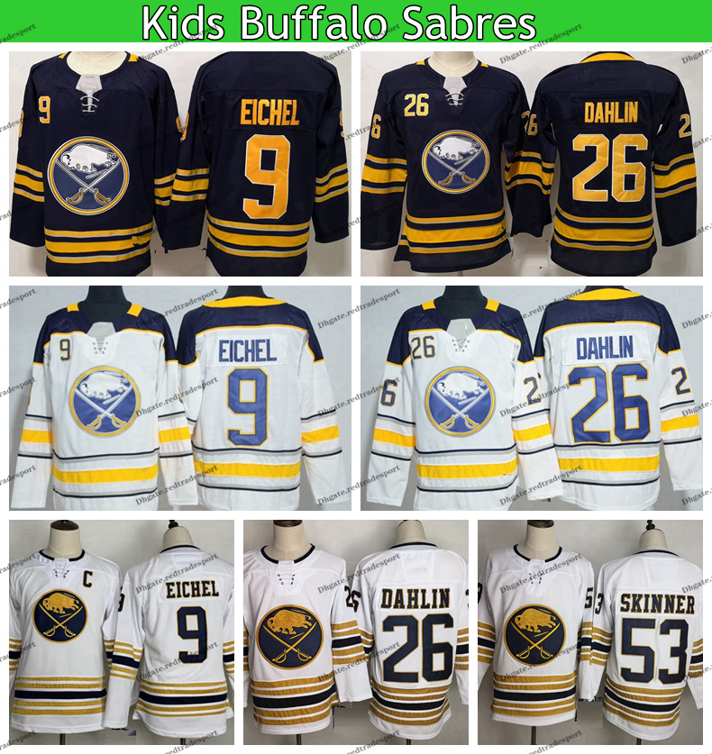 2019 Youth Buffalo Sabres Hockey Jerseys Boys 9 Jack Eichel 26 Rasmus Dahlin 53 Jeff Skinner Kids 50th Gold Hockey Stitched Shirts, Kids 50th white 53
2019 Youth Buffalo Sabres Hockey Jerseys Boys 9 Jack Eichel 26 Rasmus Dahlin 53 Jeff Skinner Kids 50th Gold Hockey Stitched Shirts, Kids 50th white 53