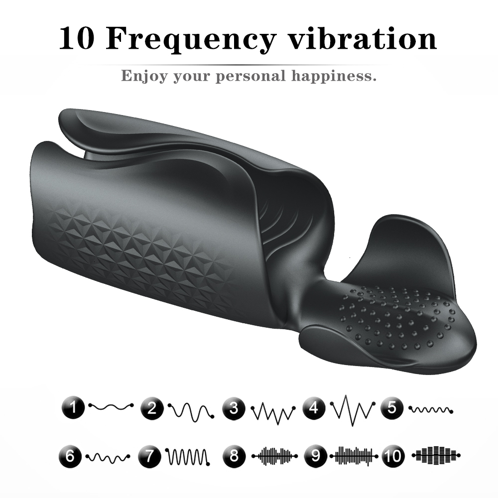 Blowjob Male Masturbator Penis Sex Toy for Men Electric Pulse Vibrator Penis Endurance Delay Lasting Trainer Masturbation Cup Y191011