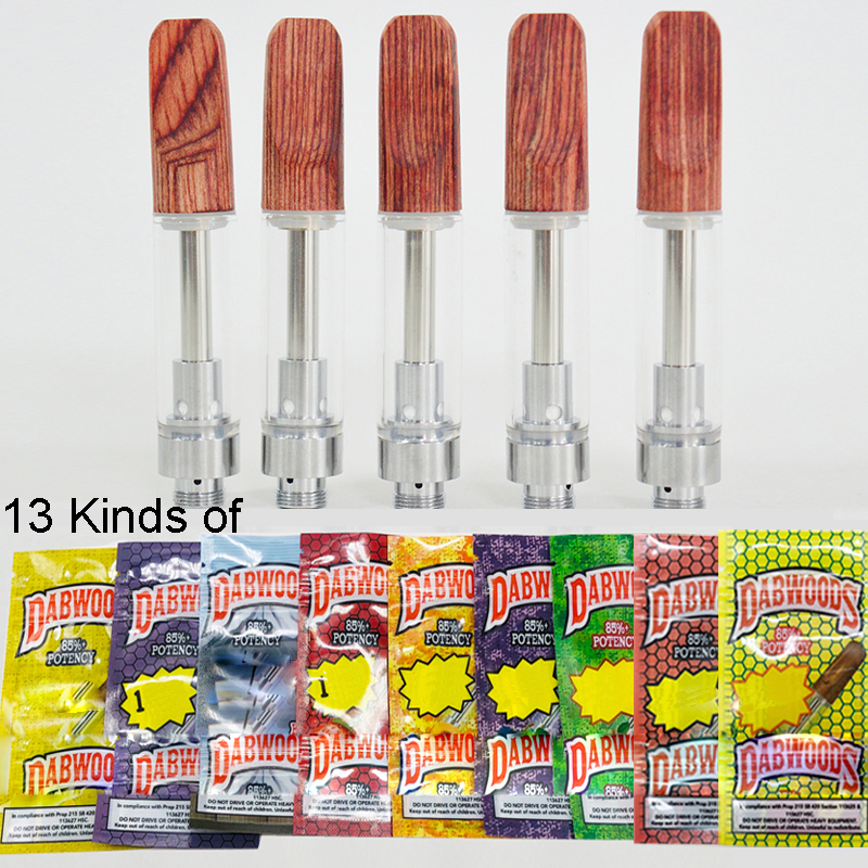 Dabwoods Vape Carts 0.8ml 1ml Wood Tip Empty Vape Pen 510 Thick Oil Cartridges Ceramic Coil Glass Tanks Ecigs Vaporizer 13Colors Packaging
Dabwoods Vape Carts 0.8ml 1ml Wood Tip Empty Vape Pen 510 Thick Oil Cartridges Ceramic Coil Glass Tanks Ecigs Vaporizer 13Colors Packaging