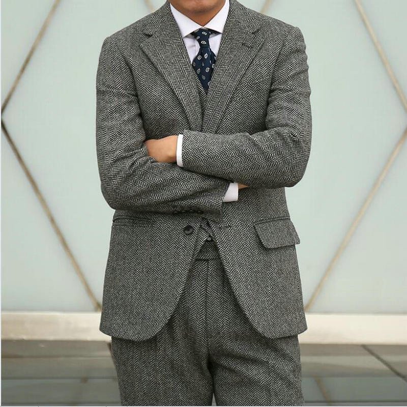 Custom Made Men Suits Notch Lapel Groom Tuxedos Best Men Wedding Groomsmen ( Jacket+Vest+Pants+Tie ) E405, Same the picture
Custom Made Men Suits Notch Lapel Groom Tuxedos Best Men Wedding Groomsmen ( Jacket+Vest+Pants+Tie ) E405, Same the picture