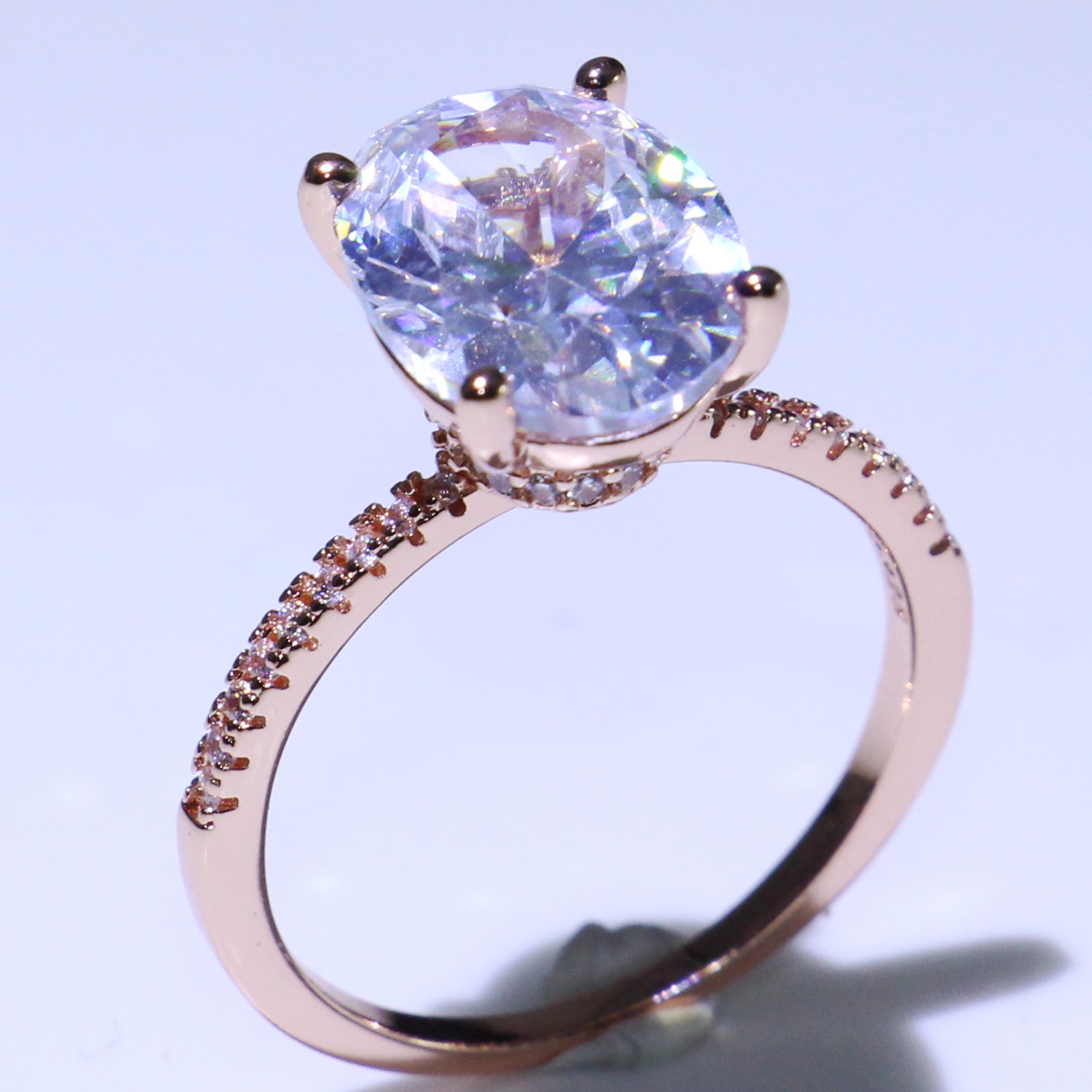 Size 5-10 Stunning Luxury Jewelry 925 Sterling Silver Dove Egg Oval Cut White Topaz CZ Diamond Eternity Wedding Ring Engagement Bnd Ring, Slivery;golden
Size 5-10 Stunning Luxury Jewelry 925 Sterling Silver Dove Egg Oval Cut White Topaz CZ Diamond Eternity Wedding Ring Engagement Bnd Ring, Slivery;golden