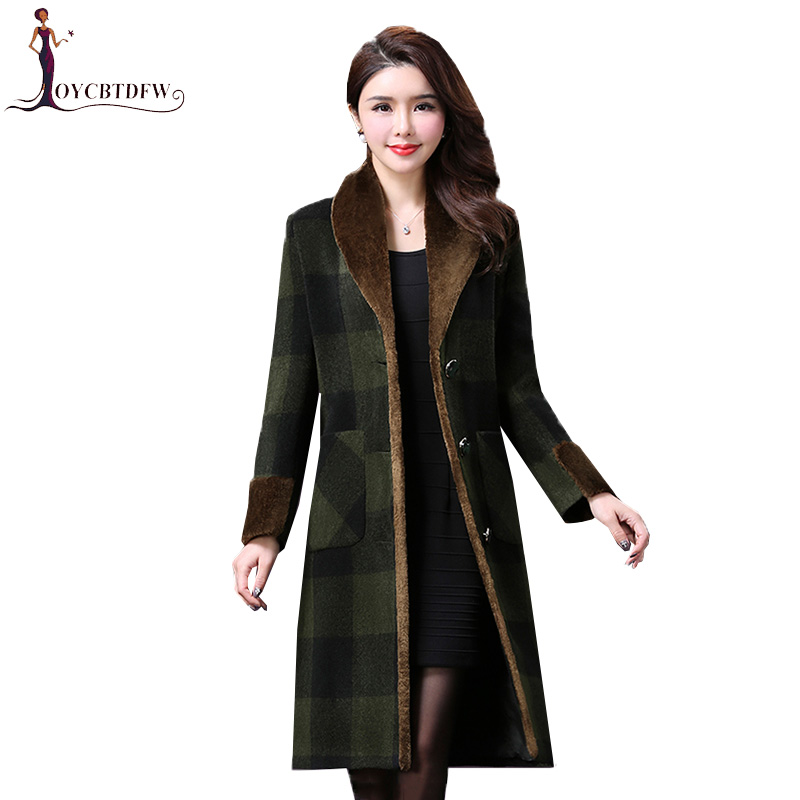 Large size Autumn Women Wool Coat 2018 New Woolen Coat Women Long Paragraph Solid Color Cashmere -4XL Thick Wool O239, Camel plaid
Large size Autumn Women Wool Coat 2018 New Woolen Coat Women Long Paragraph Solid Color Cashmere -4XL Thick Wool O239, Camel plaid