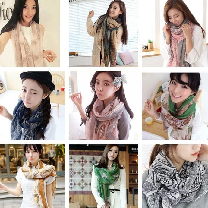 Fashion Womens Bohemia Scarves Retro Print Long Scarf Soft Lafy Travel Beach Wraps Shawls Causal Warm Winter Scarf LJJ_TA1296
Fashion Womens Bohemia Scarves Retro Print Long Scarf Soft Lafy Travel Beach Wraps Shawls Causal Warm Winter Scarf LJJ_TA1296