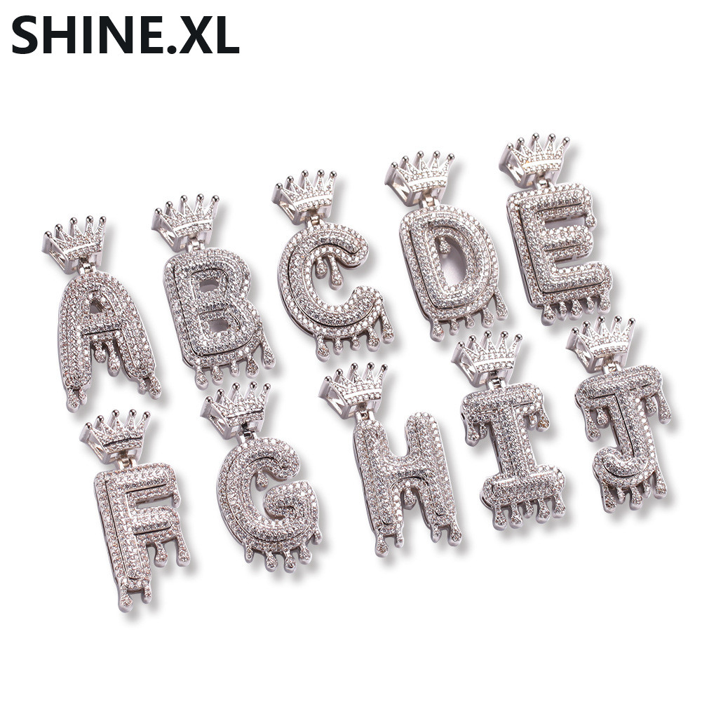 New Custom Name Crown Letter Pendant Necklace Micro Cubic Zircon Gold Silver Color Copper Pendant Necklace
New Custom Name Crown Letter Pendant Necklace Micro Cubic Zircon Gold Silver Color Copper Pendant Necklace