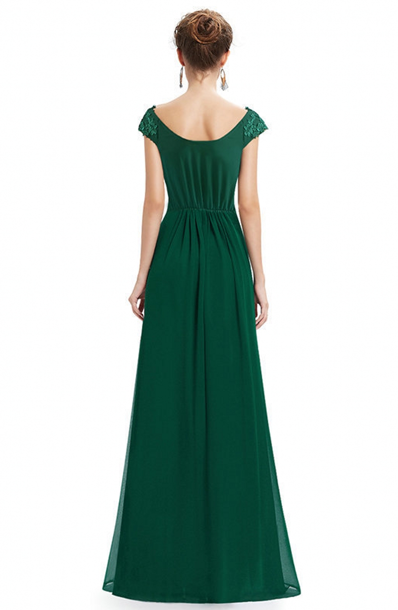 Wedding Party Gowns Plus Size Evening Dresses Women's Long Elegant V-neck Sleeveless A-line Chiffon Bridesmaid Dresses