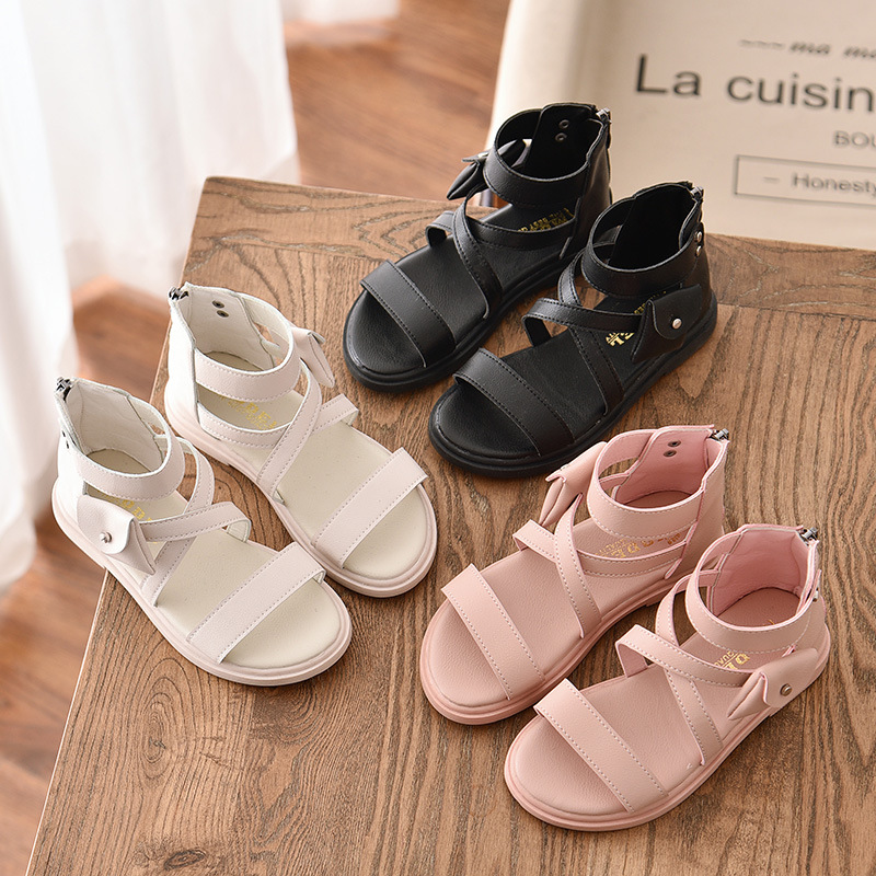 2020 New Girls Sandals Summer Fashion Solid Color Roman Shoe skids Shoes for Girls Flat Beach Sandals SM102, Sm102beige
2020 New Girls Sandals Summer Fashion Solid Color Roman Shoe skids Shoes for Girls Flat Beach Sandals SM102, Sm102beige