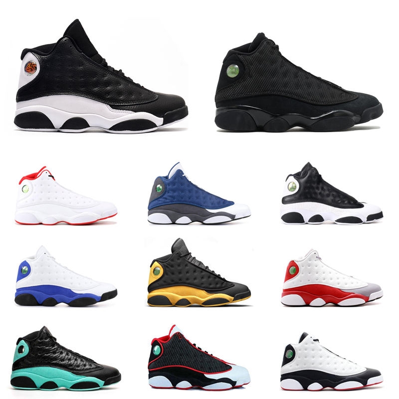 13s Playground Men Basketball Shoes 13 Jumpman Black Cat REVERSE HE GOT GAME Rivals Love & Respect DMP Mens Trainers Sports Sneakers
13s Playground Men Basketball Shoes 13 Jumpman Black Cat REVERSE HE GOT GAME Rivals Love & Respect DMP Mens Trainers Sports Sneakers